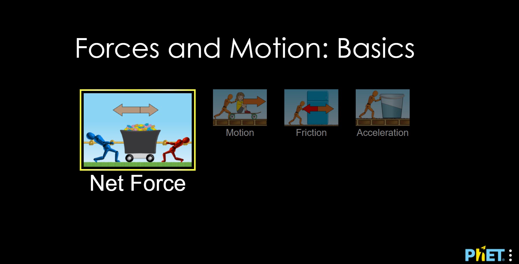 Force and Motion Simulation