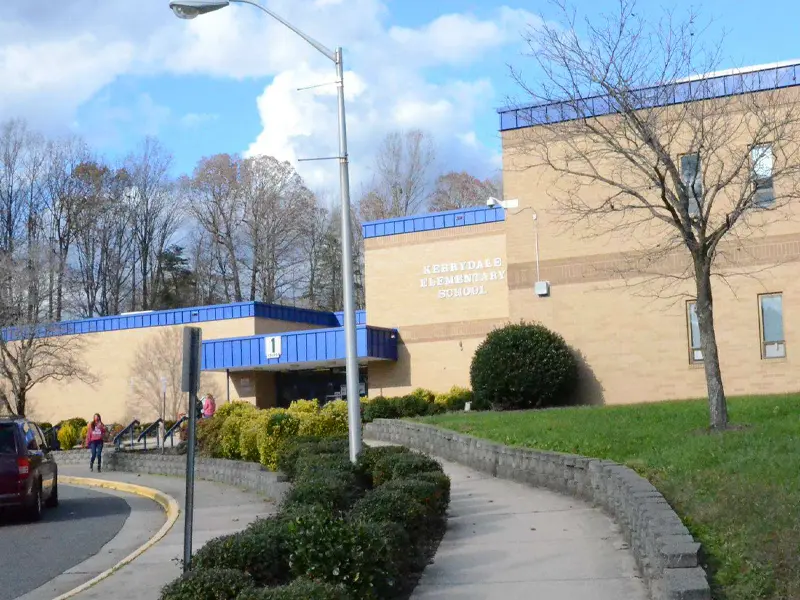 Kerrydale Elementary School building entrance