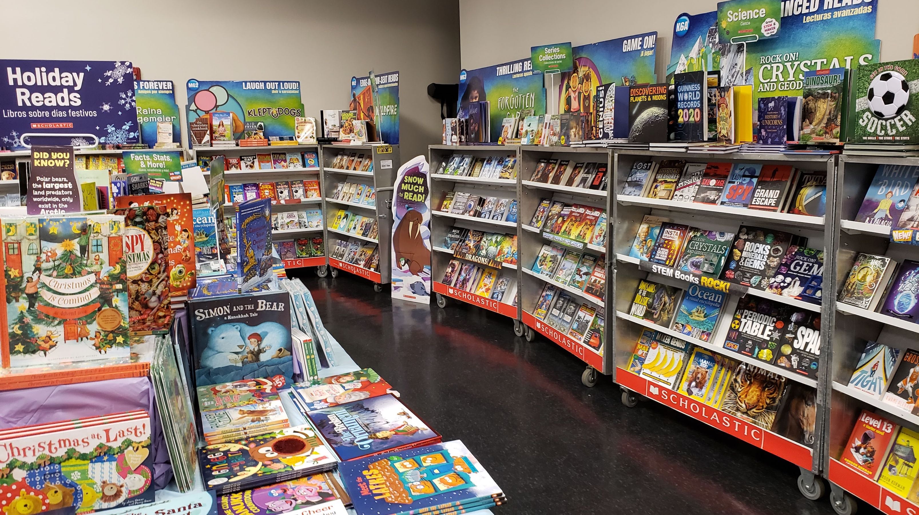 Book Fair displays